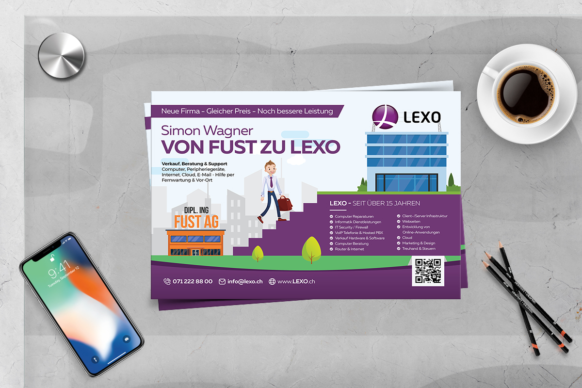 [Flyer] LEXO Neuer Mitarbeiter