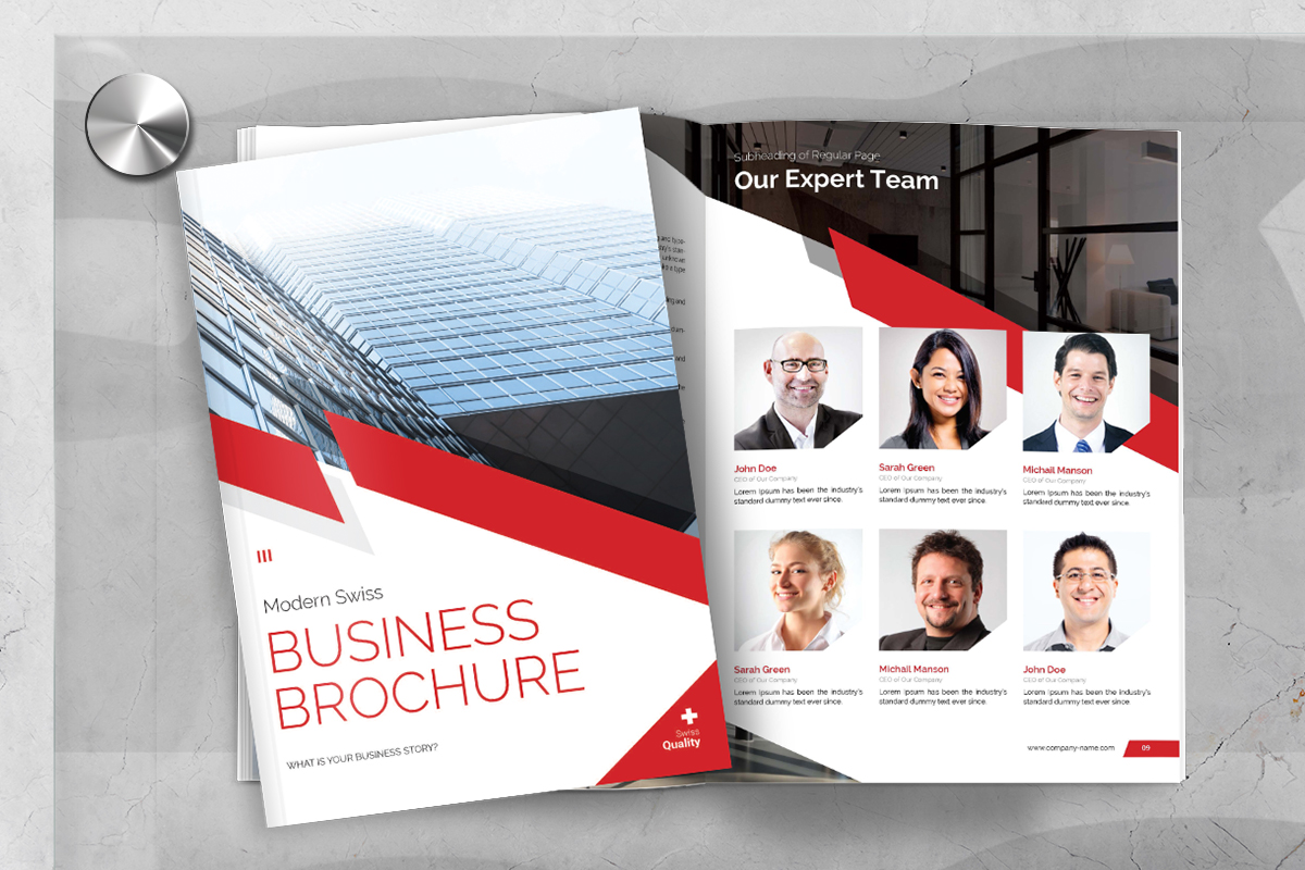 [Borschüre] Modern Swiss Business Brochure