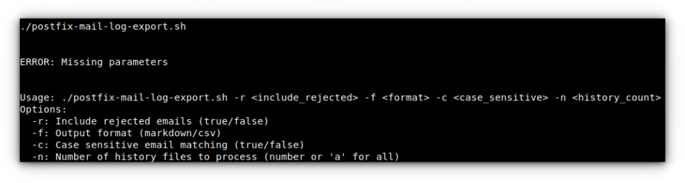 Export Postfix Mail Logs with Subjects as CSV or Markdown